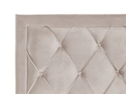 Discount Beliani Parisanky Sametti Säilytystila Beige 180 X 200 Cm Lievin