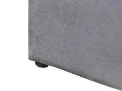 Sängyt<Beliani Parisanky Sametti Säilytystila Tummanharmaa 180 X 200 Cm Bousse