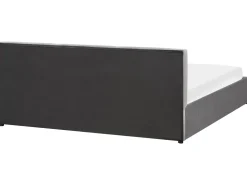 Sängyt<Beliani Parisanky Sametti Säilytystila Tummanharmaa 180 X 200 Cm Bousse