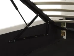 Sängyt<Beliani Parisanky Sametti Säilytystila Vaalea Beige 180 X 200 Cm Amiens