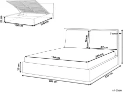 Sale Beliani Parisanky Sametti Säilytystila Mintunvihrea 180 X 200 Cm Bajonna