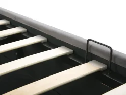 Clearance Beliani Parisanky Sametti Säilytystila Harmaa 180 X 200 Cm Rochefort