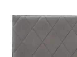 Clearance Beliani Parisanky Sametti Säilytystila Harmaa 180 X 200 Cm Rochefort