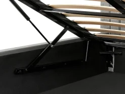 Shop Beliani Parisanky Sametti Säilytystila Harmaa 180 X 200 Cm Vion