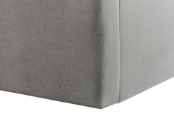 Shop Beliani Parisanky Sametti Säilytystila Harmaa 180 X 200 Cm Vion