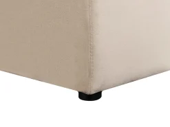 Sängyt<Beliani Parisanky Sametti Säilytystila Beige 180 X 200 Cm Noyers