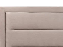 Shop Beliani Parisanky Sametti Säilytystila Ruskeanharmaa 180 X 200 Cm Rouen