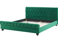 Fashion Beliani Parisanky Sametti Smaragdinvihrea 180 X 200 Cm Avallon