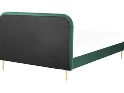 New Beliani Parisanky Sametti Smaragdinvihrea 180 X 200 Cm Flayat