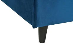 Store Beliani Parisanky Sametti Tummansininen 140 X 200 Cm Fitou