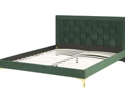 Cheap Beliani Parisanky Sametti Tummanvihrea 180 X 200 Cm Limoux