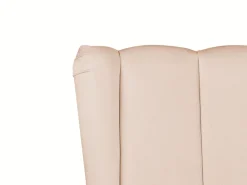 New Beliani Parisanky Sametti Usb-Portti Beige 160 X 200 Cm Miribel