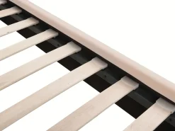 New Beliani Parisanky Sametti Usb-Portti Beige 160 X 200 Cm Miribel