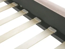 Sängyt<Beliani Parisanky Sametti Vaalea Beige 180 X 200 Cm Ambillou