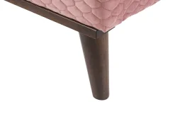 Sängyt<Beliani Parisanky Sametti Vaaleanpunainen 160 X 200 Cm Bayonne