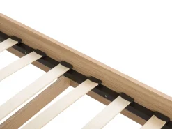 Sängyt<Beliani Parisanky Vaalea Puu/Valkoinen 160 X 200 Cm Serris