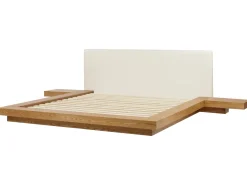 Sängyt<Beliani Parisanky YoPöydät Vaalea Puu 180 X 200 Cm Zen