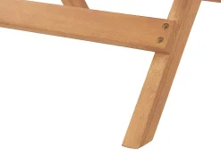 Sale Beliani Parvekekalustesetti Akaasiapuinen Terrakotan Varisilla Pehmusteilla Java