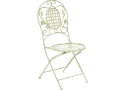 Ulkokalusteet<Beliani Parvekekalustesetti Metallinen Vaaleanvihrea Bivio