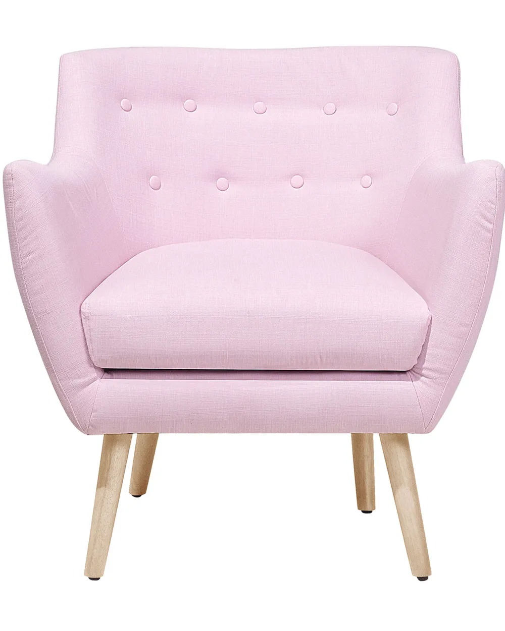 Nojatuolit<Beliani Pastelliroosa Nojatuoli Drammen