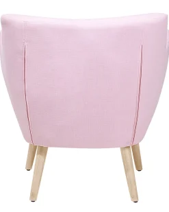 Nojatuolit<Beliani Pastelliroosa Nojatuoli Drammen