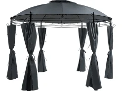 Online Beliani Paviljonki Grafiitinharmaa 360 X 275 Cm Safara