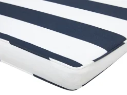 Tekstiilit<Beliani Pehmuste 112 X 54 Cm Laivastonsininen Raidallinen Vivara