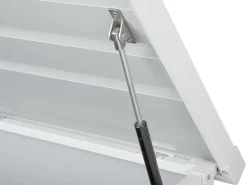 Ulkokalusteet<Beliani Pehmustelaatikko Teraksinen Vaaleanharmaa 165X70 Cm Cebrosa