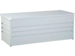 Ulkokalusteet<Beliani Pehmustelaatikko Teraksinen Vaaleanharmaa 165X70 Cm Cebrosa