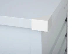 Ulkokalusteet<Beliani Pehmustelaatikko Teraksinen Vaaleanharmaa 165X70 Cm Cebrosa