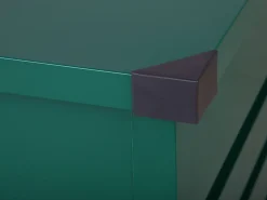 Ulkokalusteet<Beliani Pehmustelaatikko Teraksinen Tummanvihrea 132X62 Cm Cebrosa