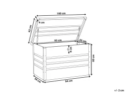 Sale Beliani Pehmustelaatikko Teraksinen Tummanvihrea 100X62 Cm Cebrosa
