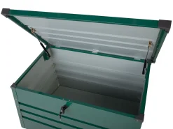 Sale Beliani Pehmustelaatikko Teraksinen Tummanvihrea 100X62 Cm Cebrosa