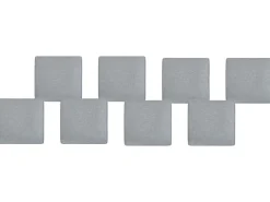 Cheap Beliani Pehmustetyyny Tuoliin Harmaa 8Kpl Sassari