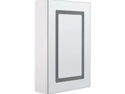 Hot Beliani Peilikaappi Led-Valo Valkoinen 40 X 60 Cm Condor
