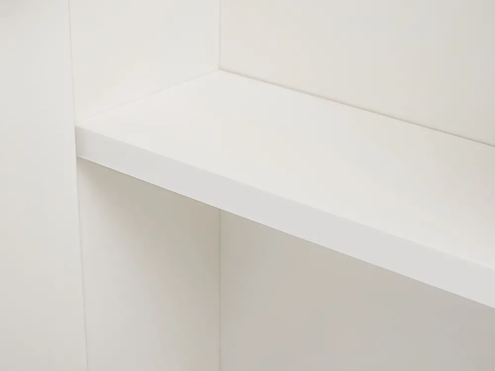 Säilytys<Beliani Peilikaappi Valkoinen 60 X 60 Cm Navarra