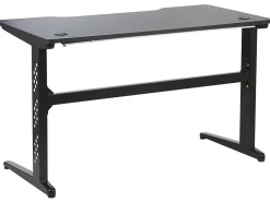 Lastenhuone<Beliani Pelipoyta Led-Valo Musta 120 X 60 Cm Dexter