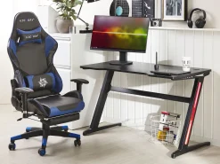 Sale Beliani Pelipoyta Led-Valo Musta 120 X 60 Cm Darfur