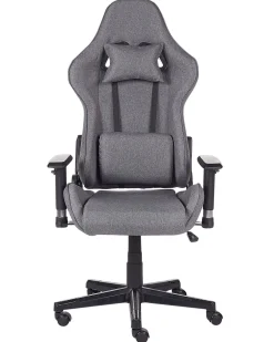 Tuolit<Beliani Pelituoli Kangas Tummanharmaa Warrior