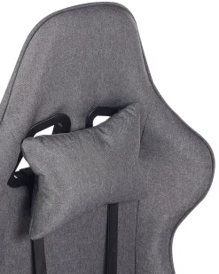 Tuolit<Beliani Pelituoli Kangas Tummanharmaa Warrior