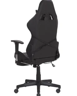 Online Beliani Pelituoli Keinonahka Maastokuvio Musta/Tummanharmaa Victory