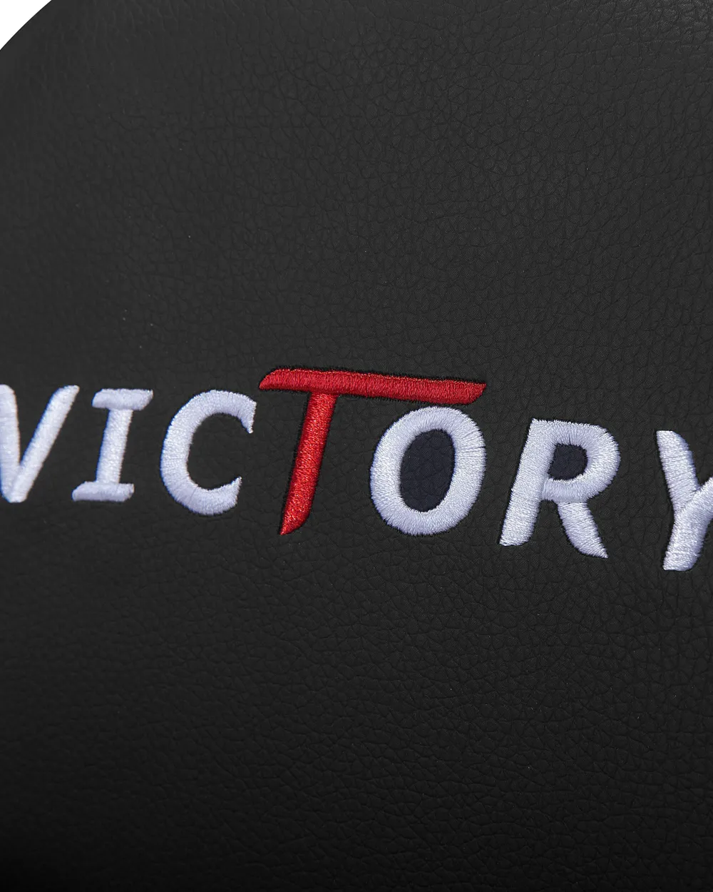 Store Beliani Pelituoli Keinonahka Musta/Punainen Victory