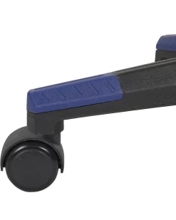 Shop Beliani Pelituoli Keinonahka Musta/Sininen Victory