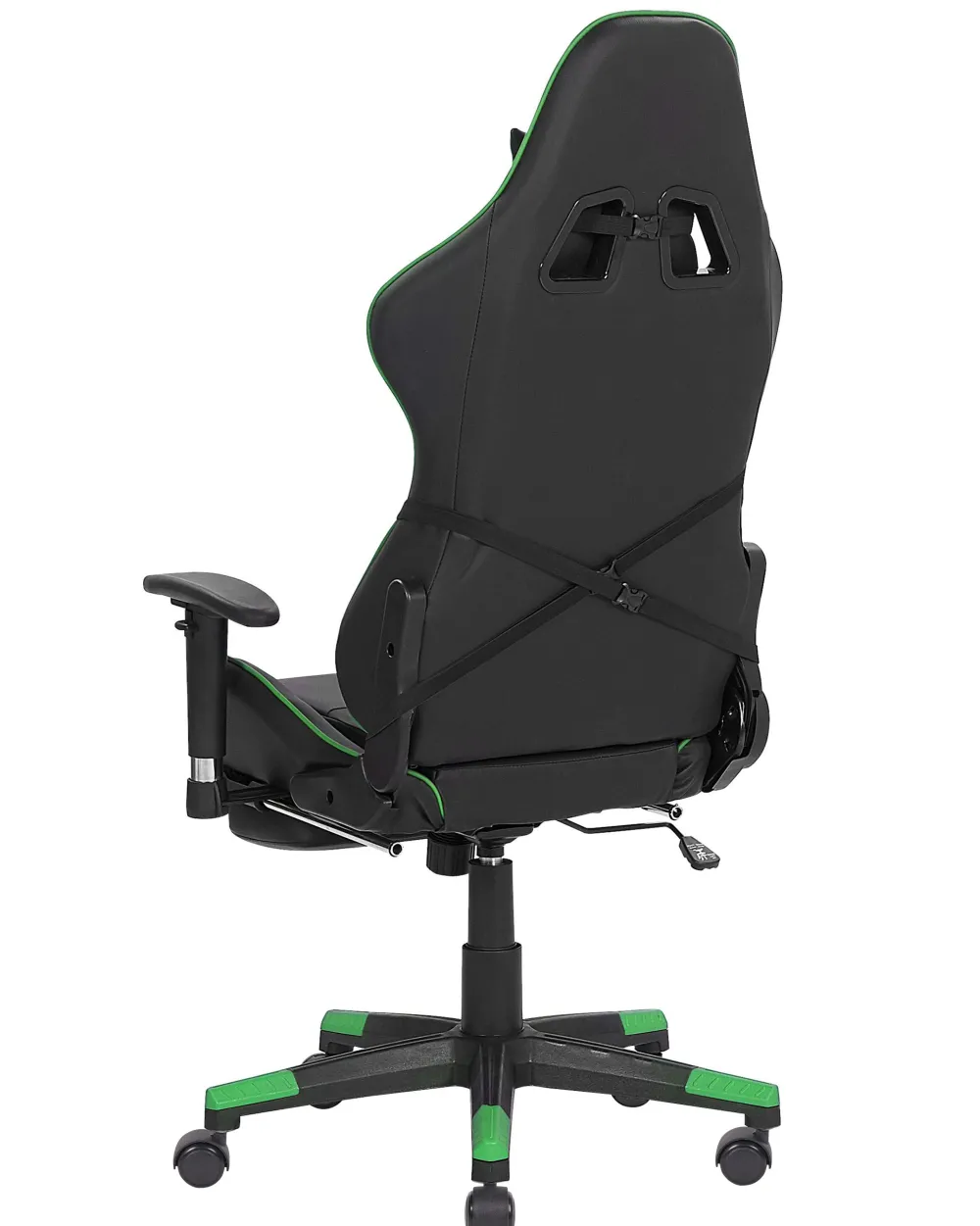 Lastenhuone<Beliani Pelituoli Keinonahka Musta/Vihrea Victory