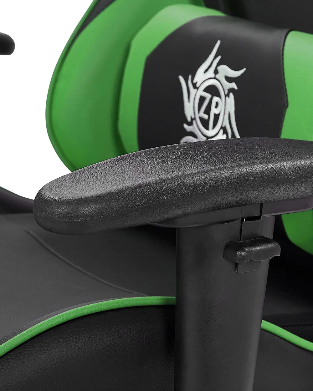 Lastenhuone<Beliani Pelituoli Keinonahka Musta/Vihrea Victory