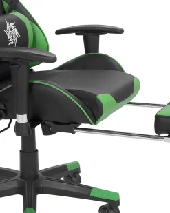 Lastenhuone<Beliani Pelituoli Keinonahka Musta/Vihrea Victory