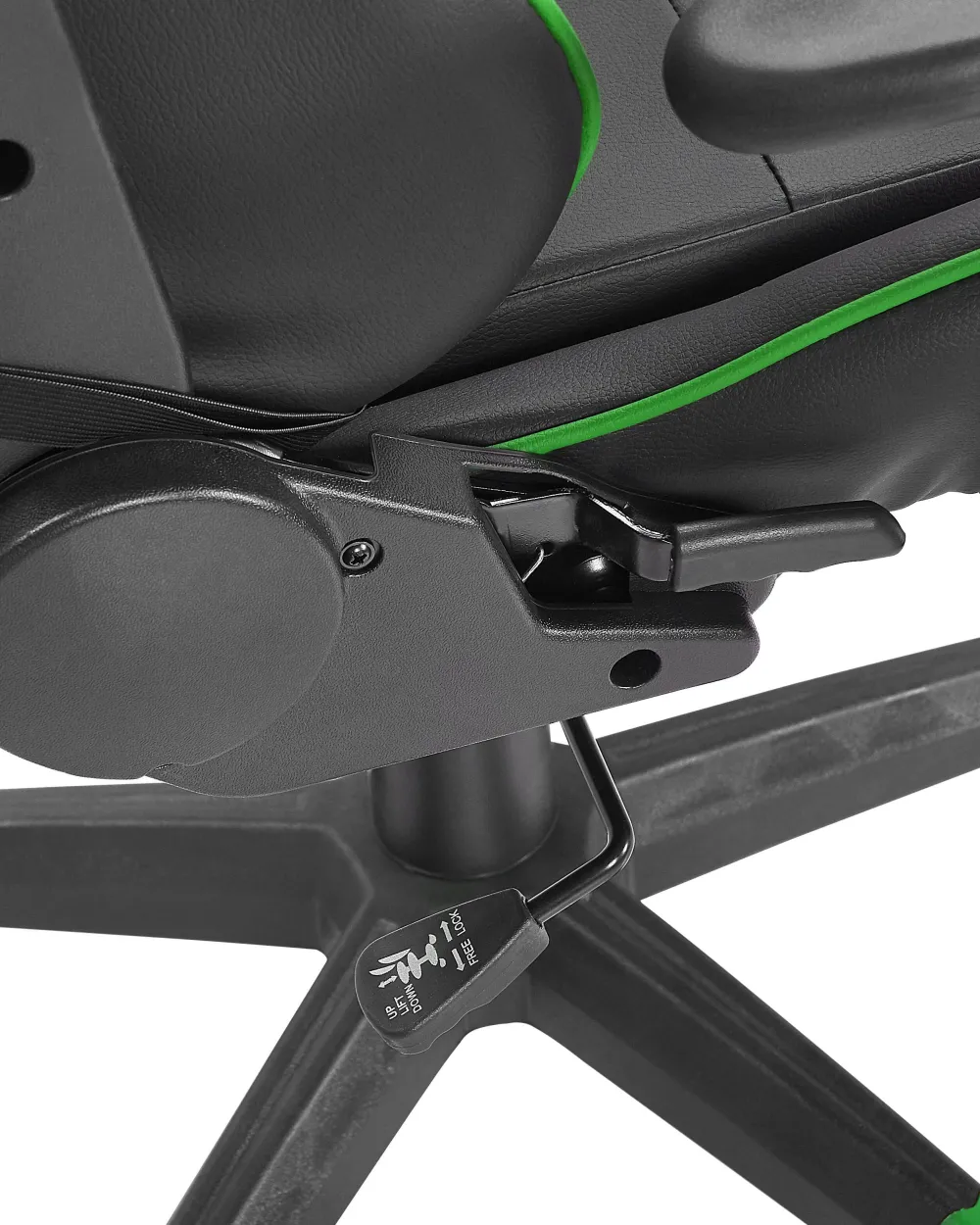 Lastenhuone<Beliani Pelituoli Keinonahka Musta/Vihrea Victory