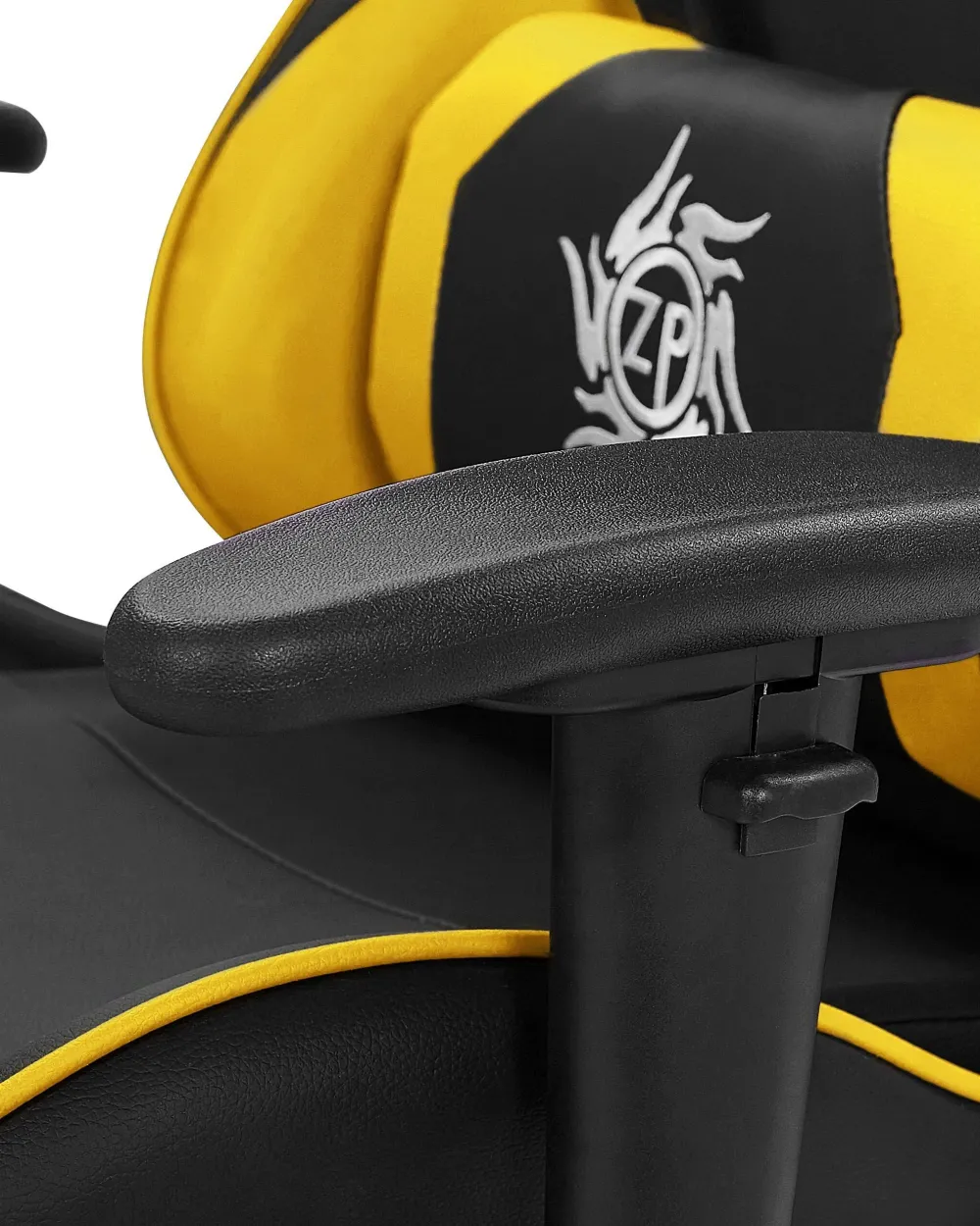 Online Beliani Pelituoli Keinonahka Musta/Keltainen Victory