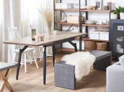 Ulkokalusteet<Beliani Penkki Harmaa Betoni U-Muotoinen 150 X 40 Cm Taranto