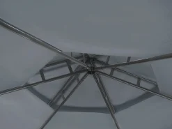 Ulkokalusteet<Beliani Pihakatos Tummanharmaa Portel